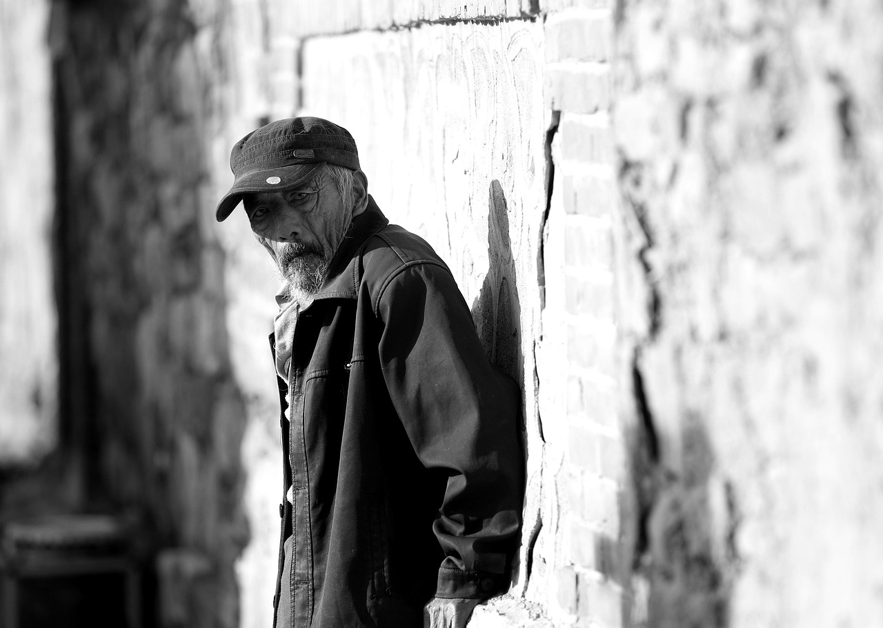 배회중인 치매 노인