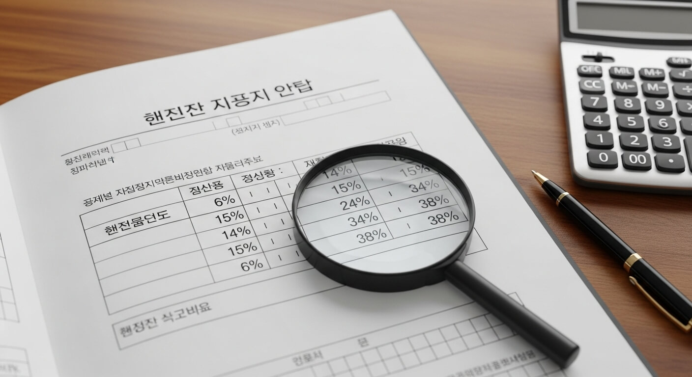 주택 양도소득세율 세율표