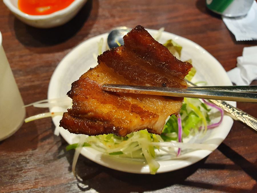 돼지갈비-야채쌈