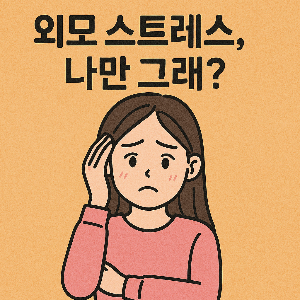 외모 스트레스, 거울 볼 때마다 한숨 나는 이유