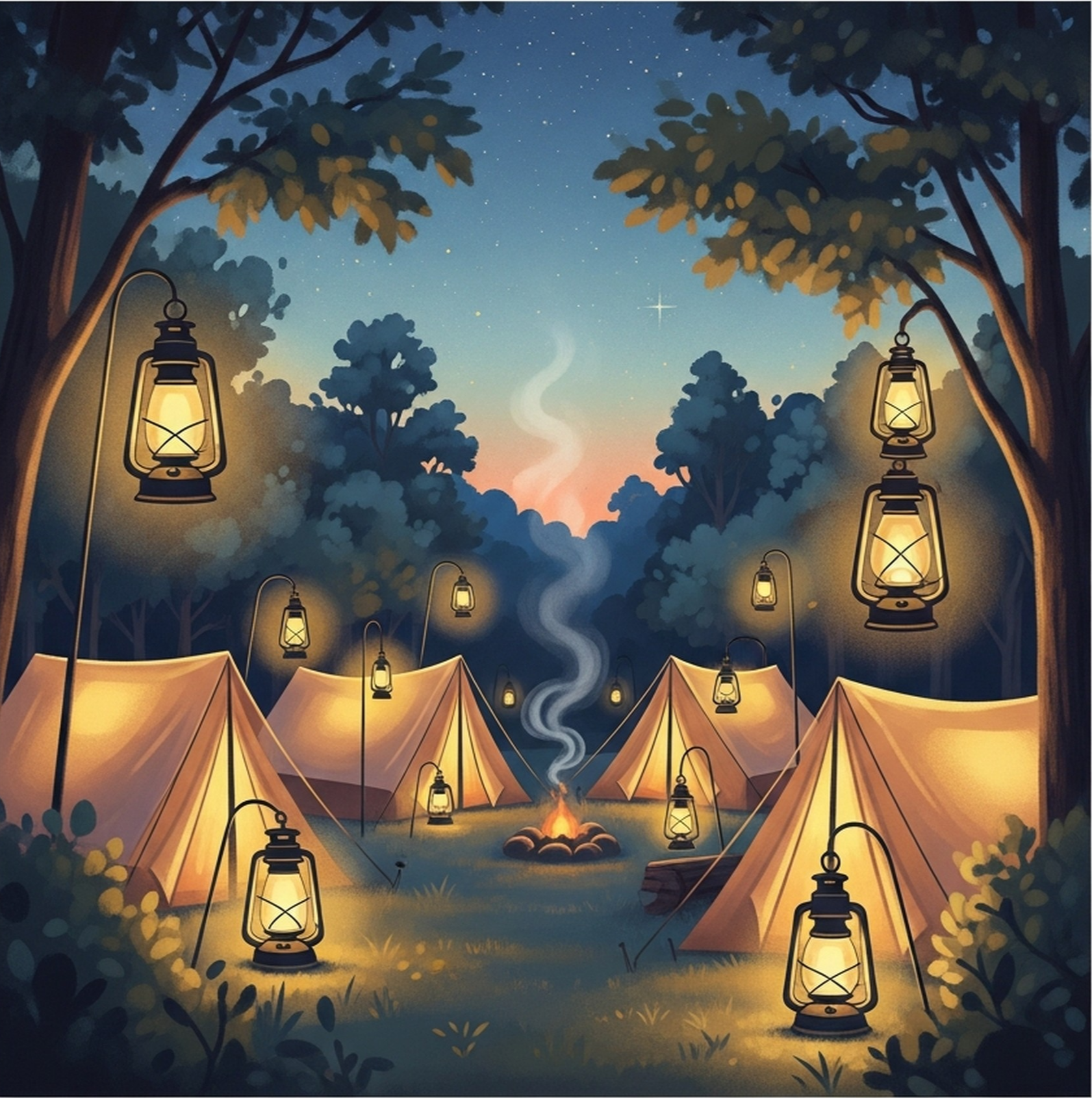 감성 조명 배치