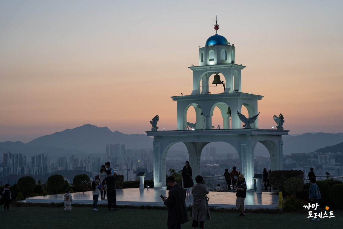 춘천 산토리니 카페 전망대