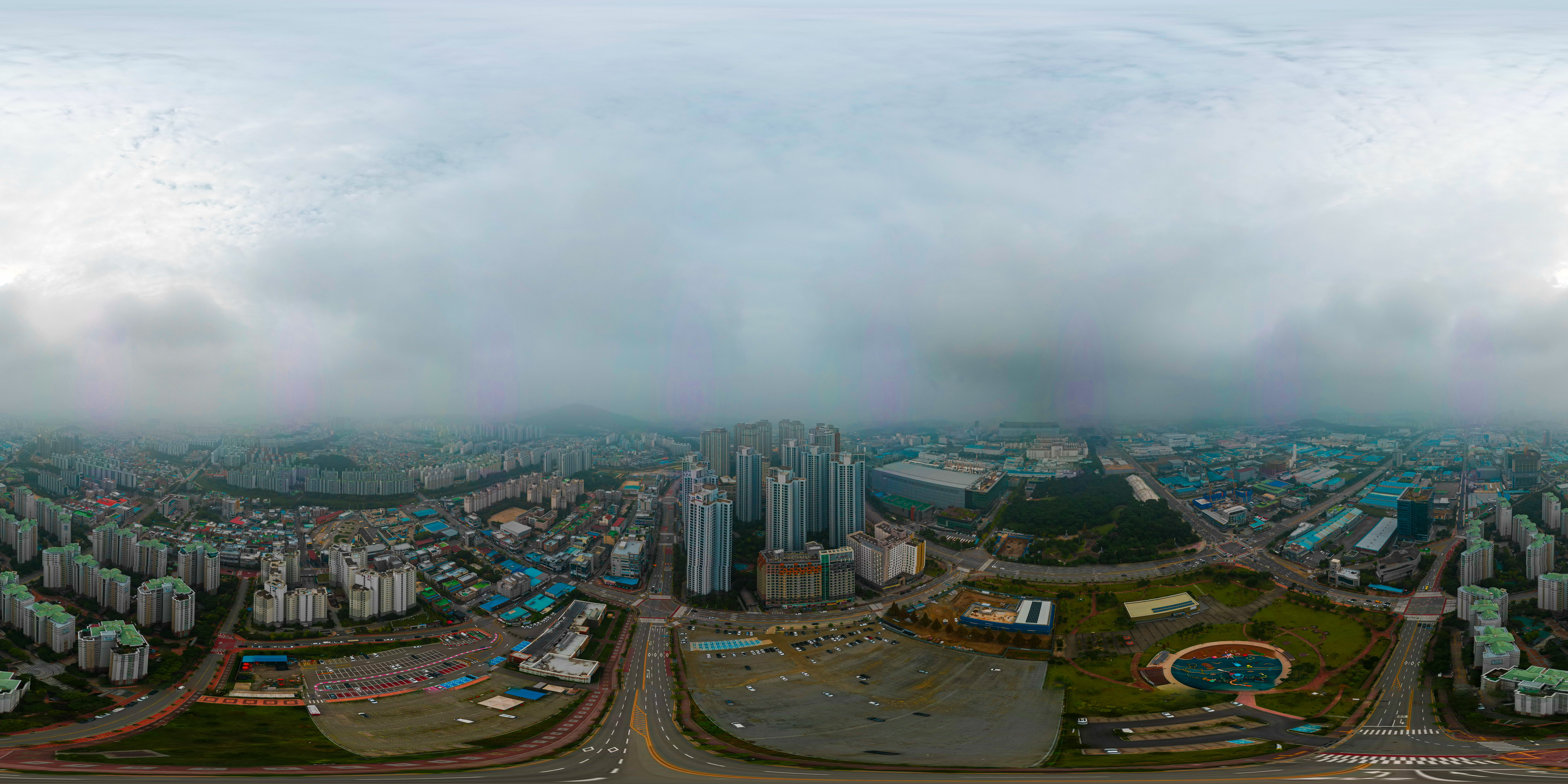 추석 드론의 사진