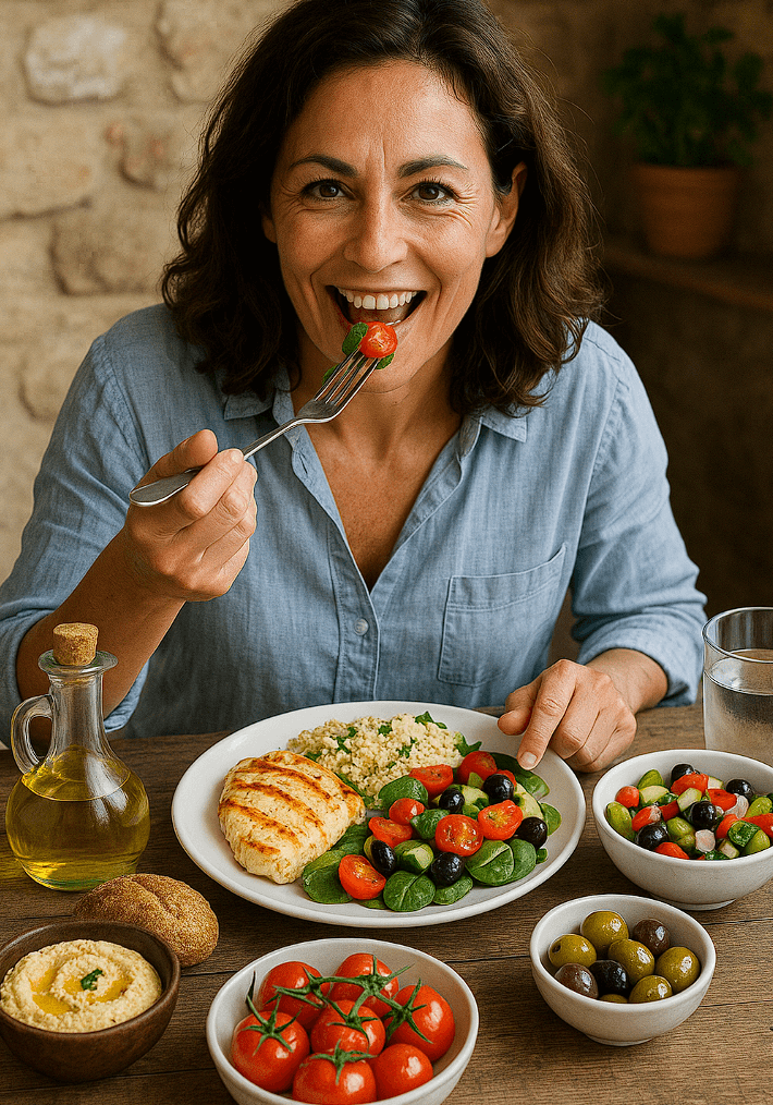 유럽의 건강관리법 지중해식 식단 관련 사진