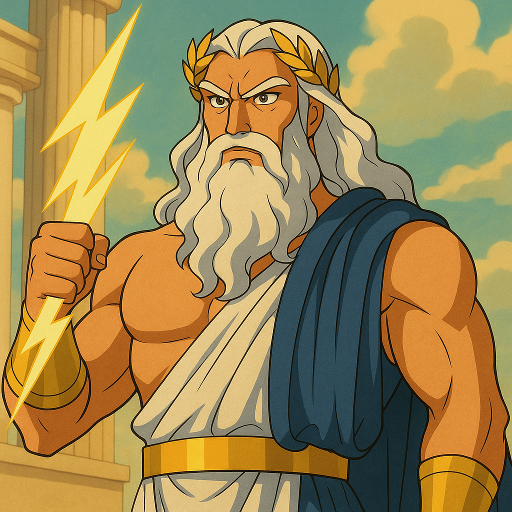 올림포스 가디언의 하늘의 신 제우스!