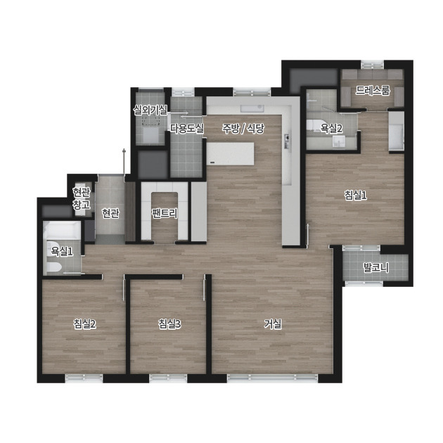 더샾 라비온드 - 101A 평면도