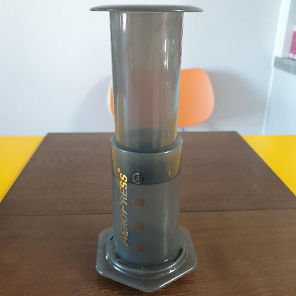 에어로프레스를 이용한 아이스커피 레시피_역방향