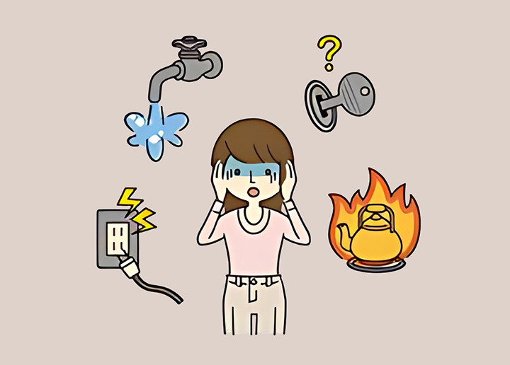 물을-여러-번-확인하는-여성