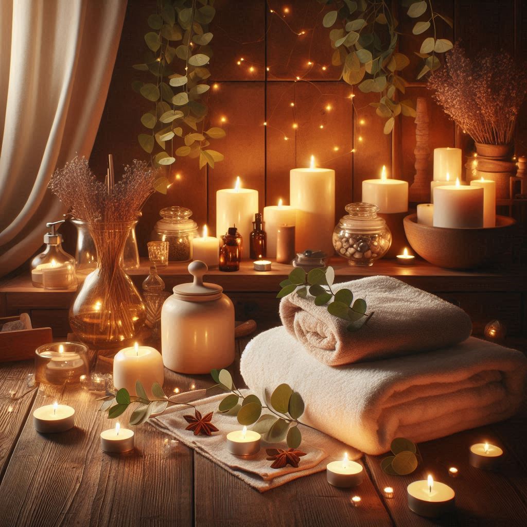 피부,체형관리 샵 배경