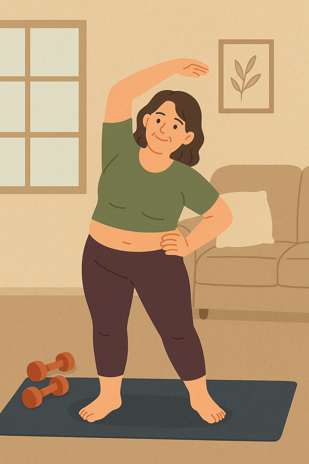 중년 여성의 뱃살 관리법