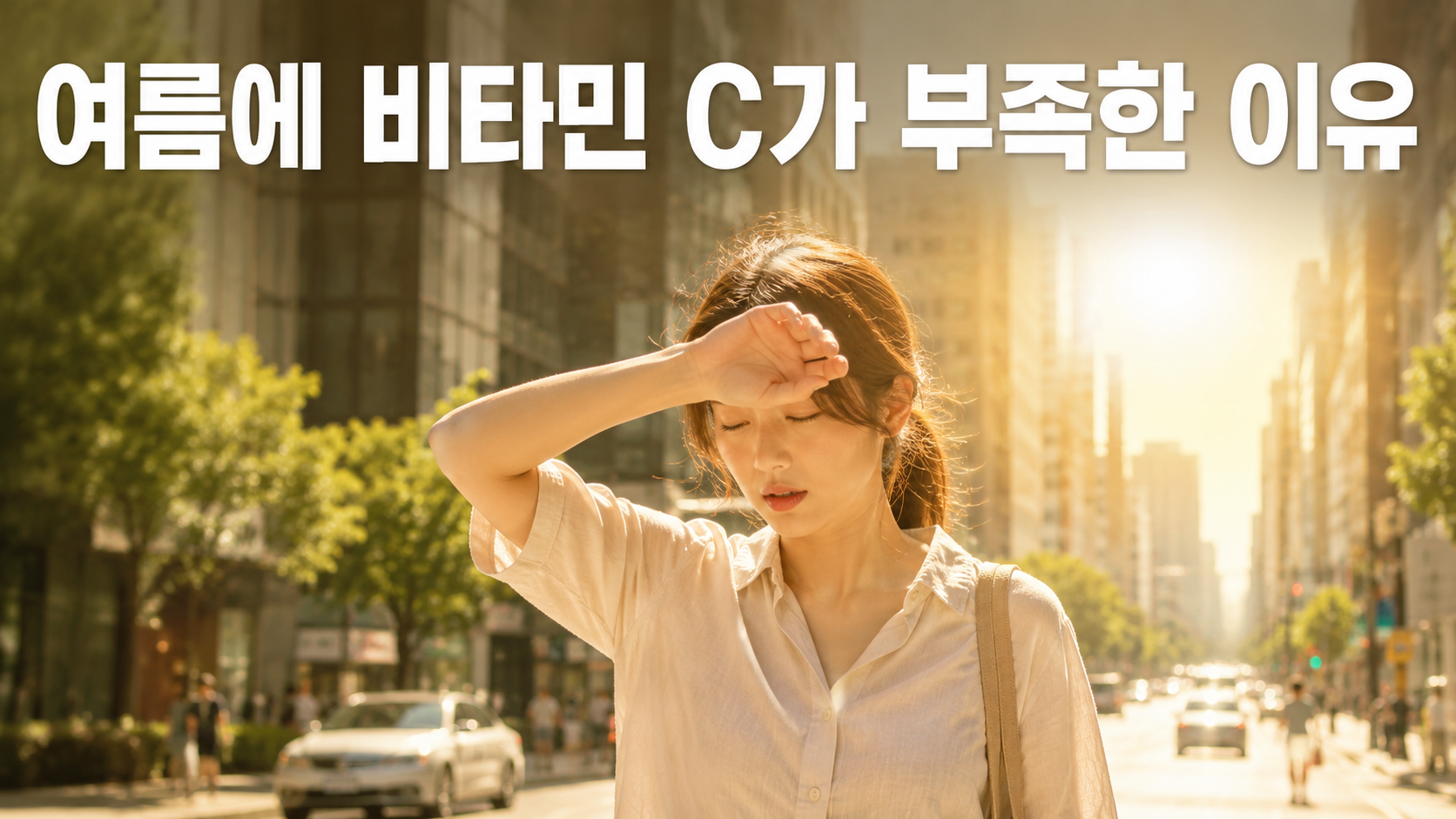 여름에 비타민C가 부족한 이유