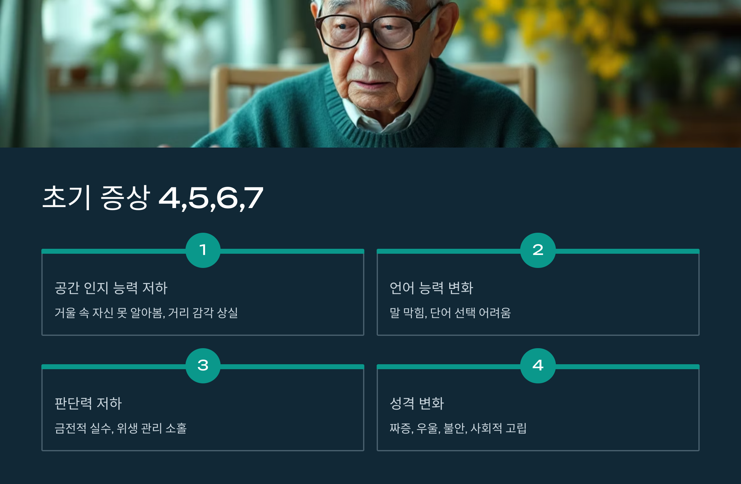 치매초기증상 4,5,6,7가지 내용정리