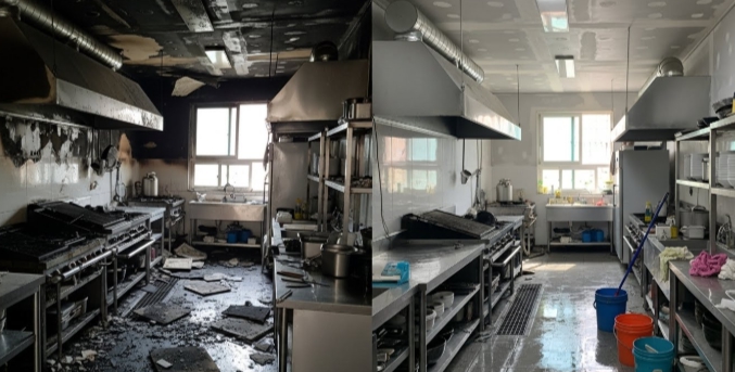 구례 화재청소 전문업체