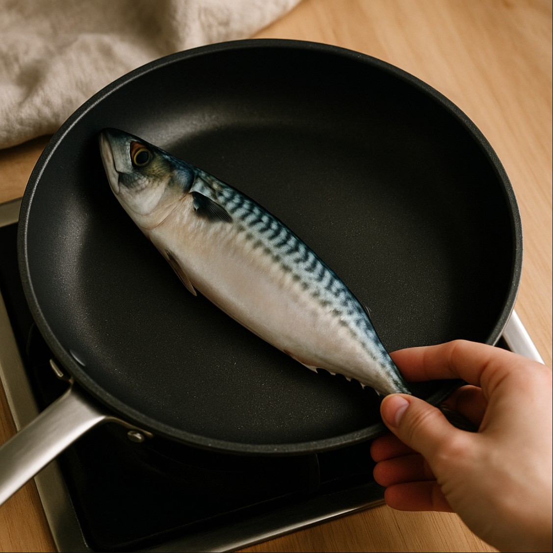 생선 비린내 제거를 위한 조리 전 손질된 생선 모습