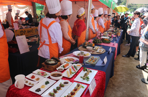 유명한 지역 축제 횡성 담금주용 더덕 축제