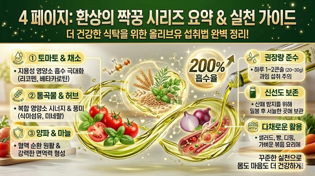 올리브유 섭취 방법