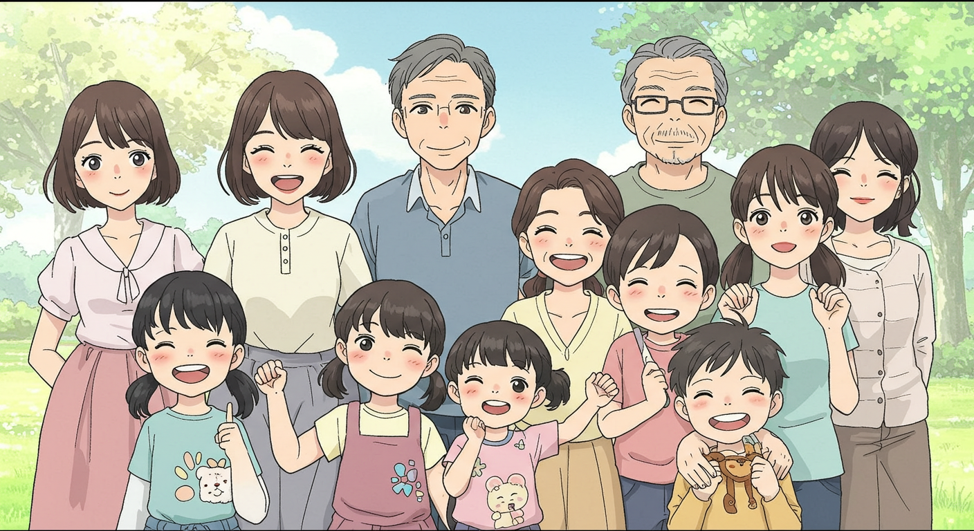 다양한 가족 형태를 반영하는 장면