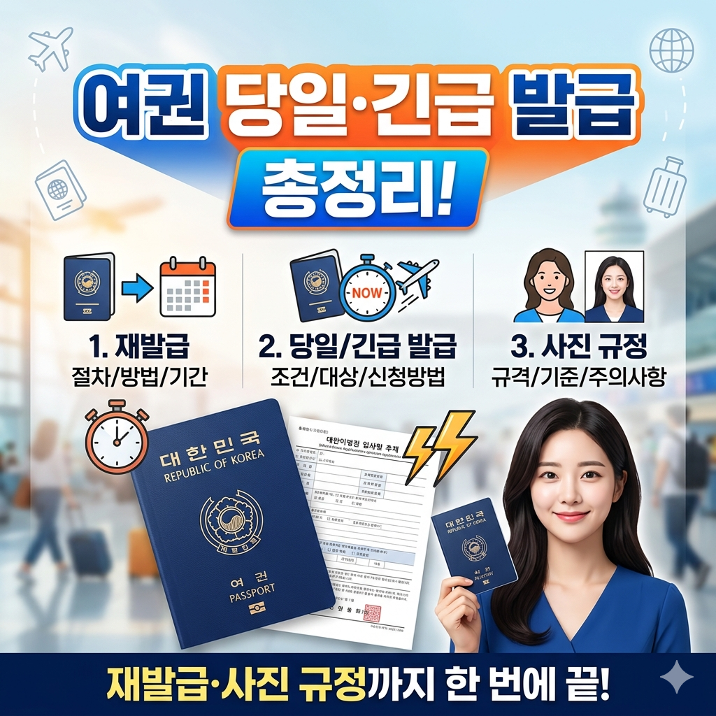 당일 여권 발급하러 가기