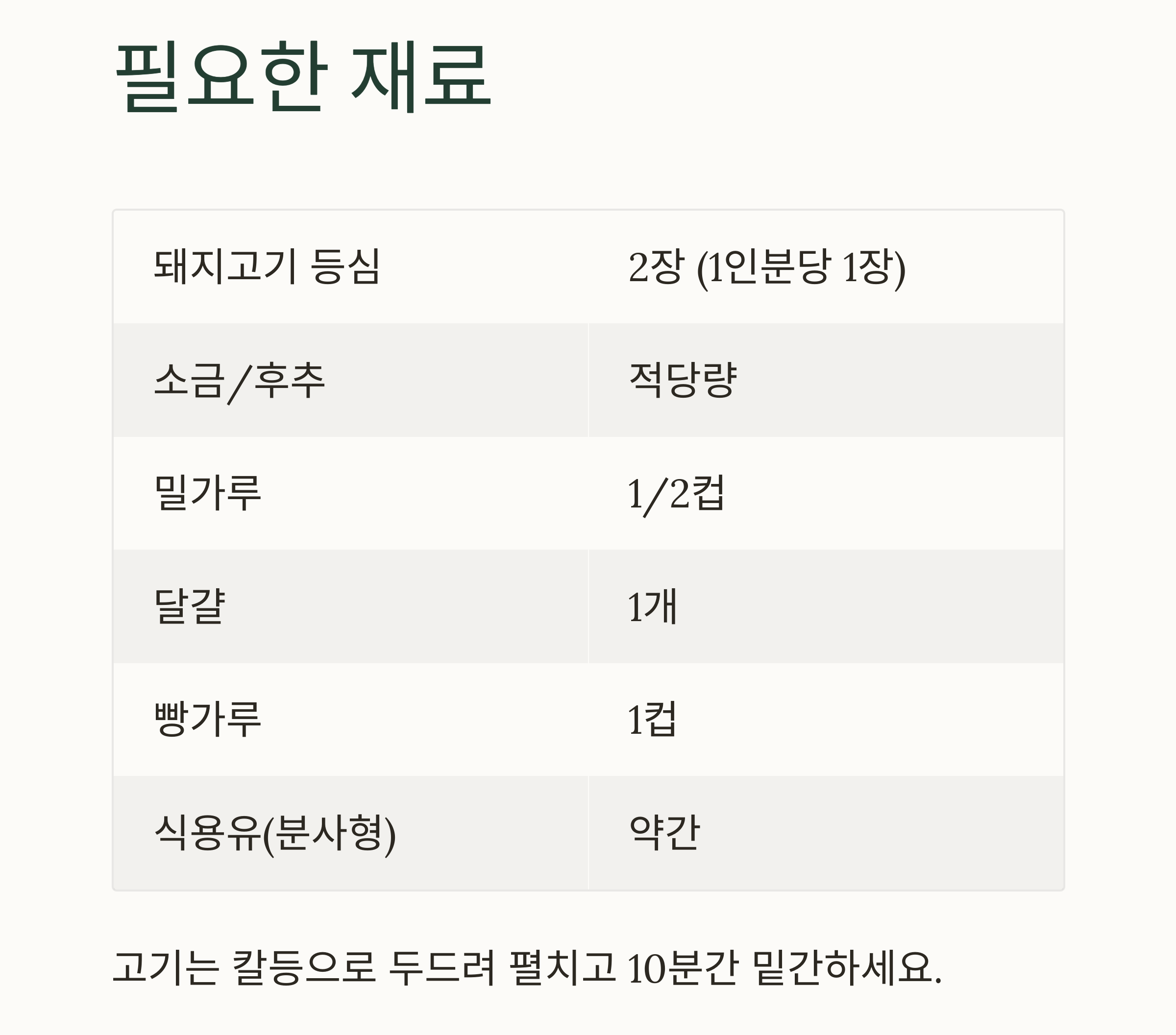 바삭함 폭발! 에어프라이어 생돈가스 요리법 대공개
