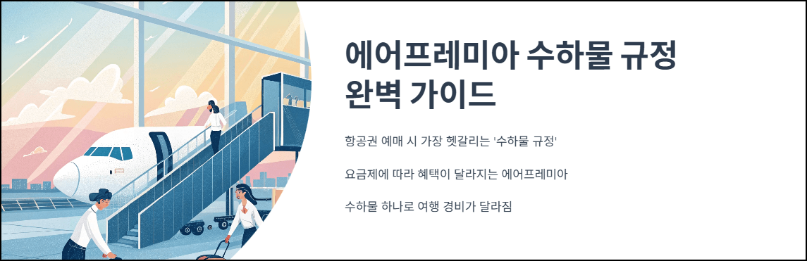 에어프레미아 수하물 규정 완벽가이드