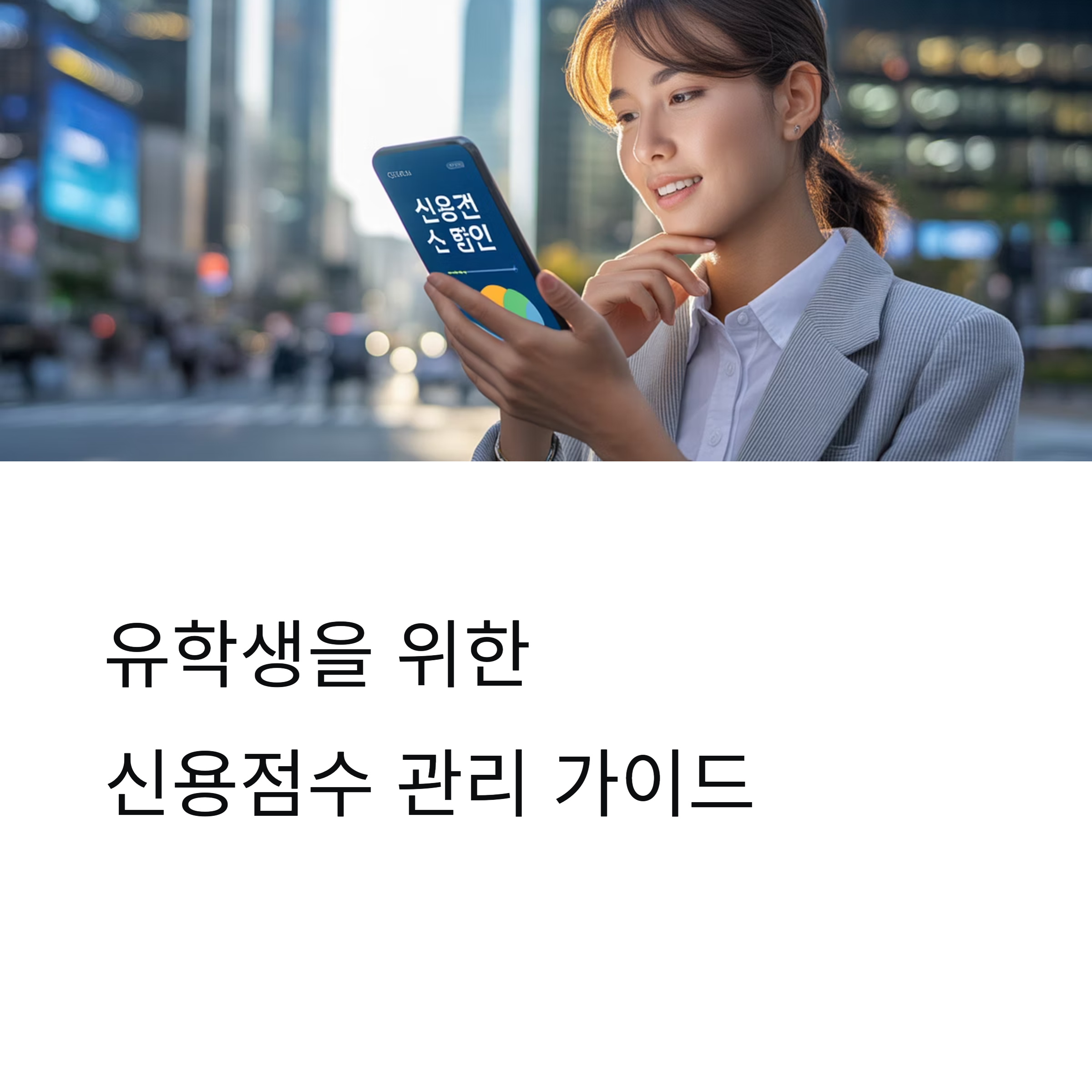 외국인도 신용점수 관리 가능! 유학생 금융 생존법