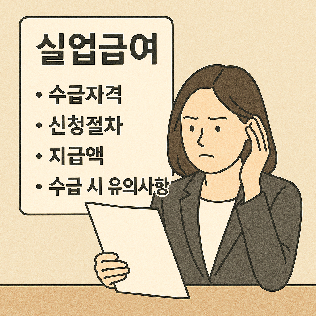 실업급여 고려사항