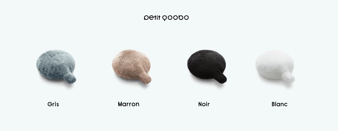 유카이 엔지니어링의 치료용 반려 로봇 'Petit Qoobo'