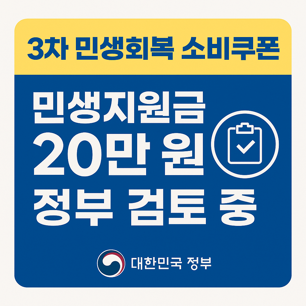 3차 민생지원금 관련 사진첨부