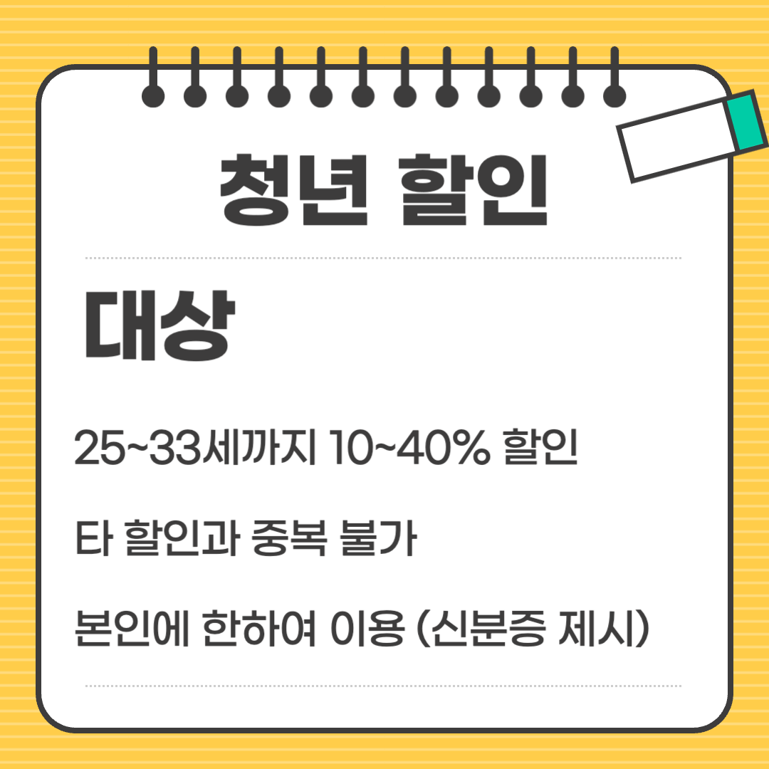 KTX 청년 할인