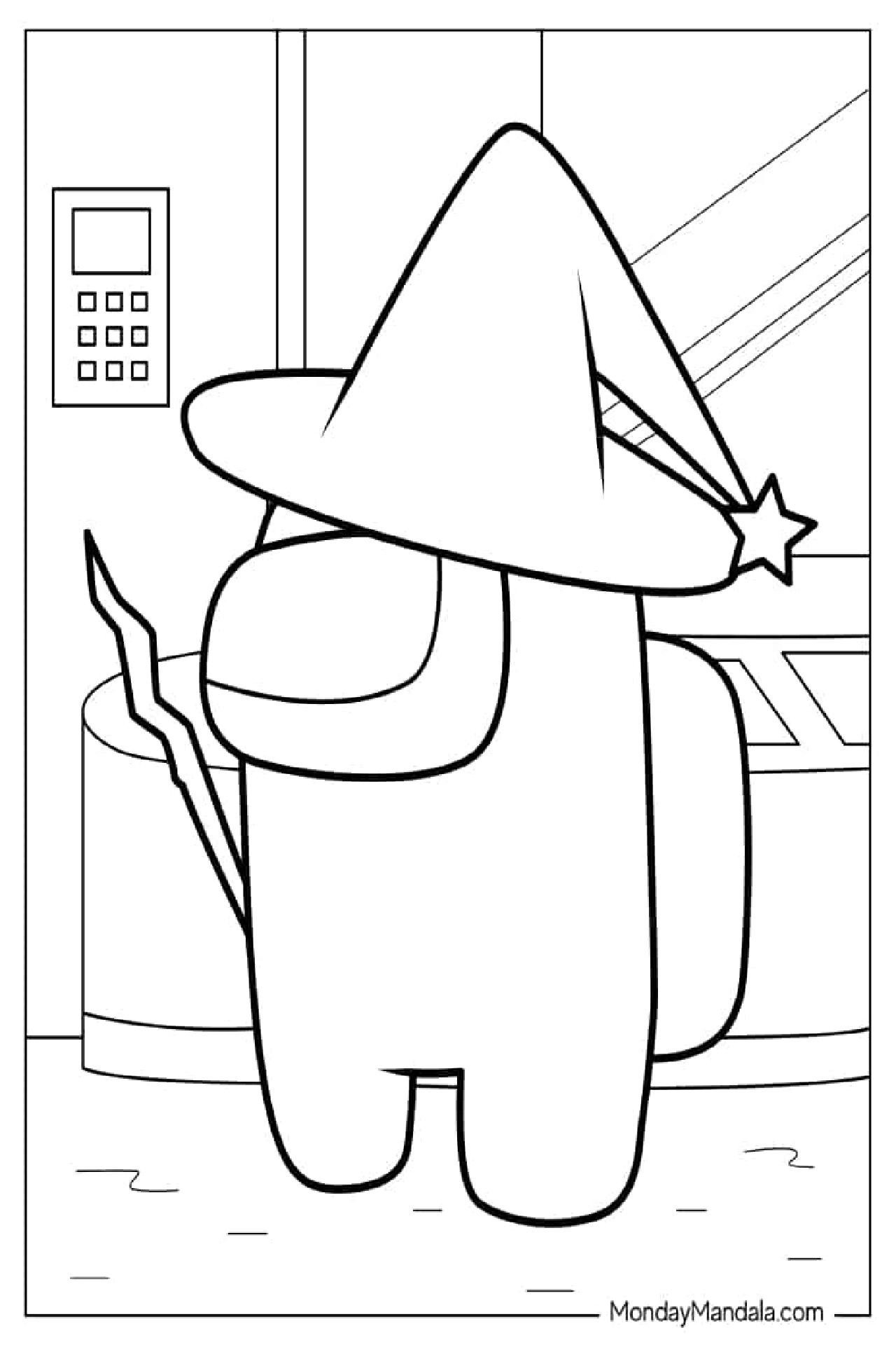 어몽어스 색칠공부 도안