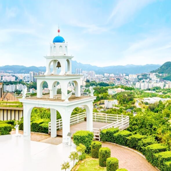 구봉산 산토리니 카페