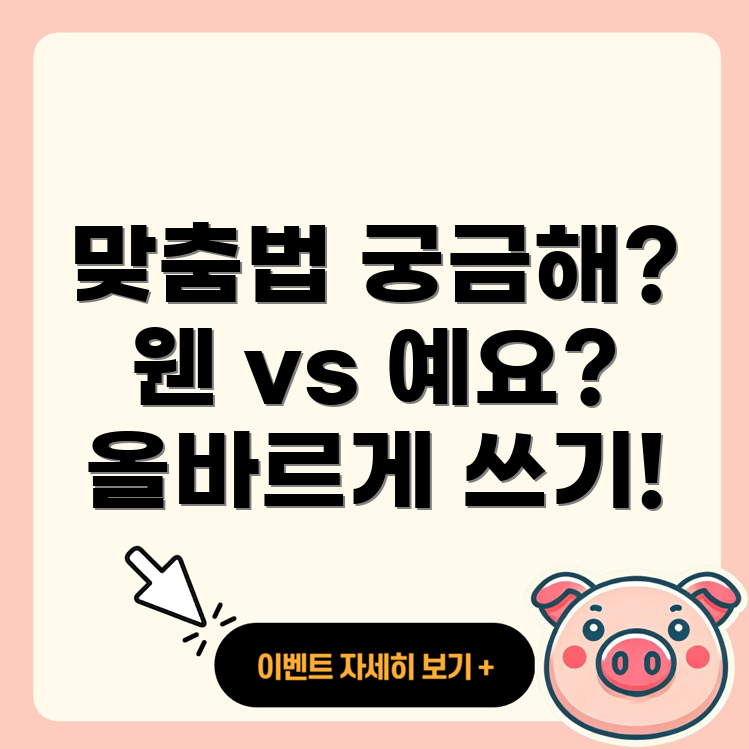 맞춤법