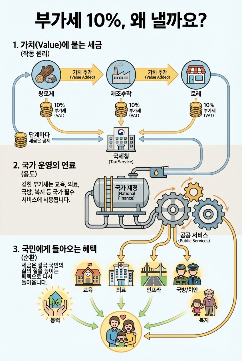 부가세 10% 왜 내는 걸까