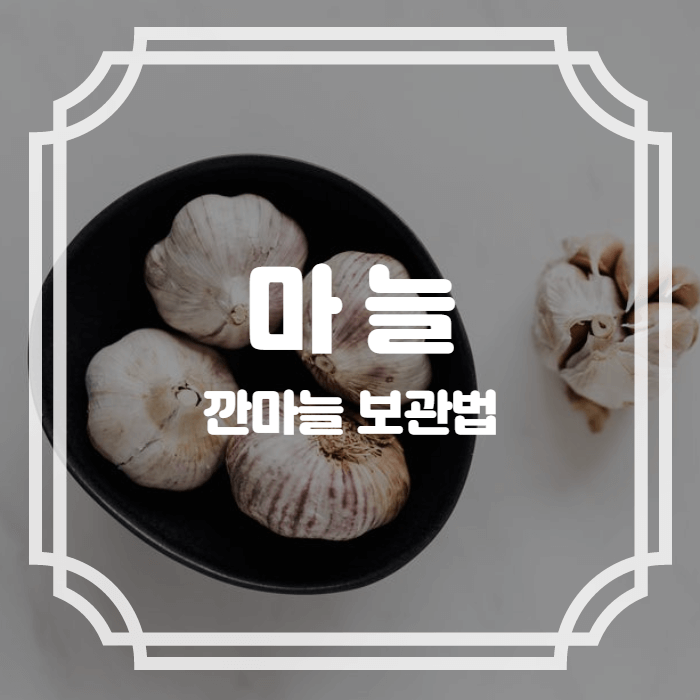 깐마늘보관법