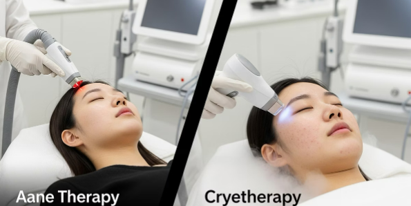 레이저 vs 냉동치료 비교