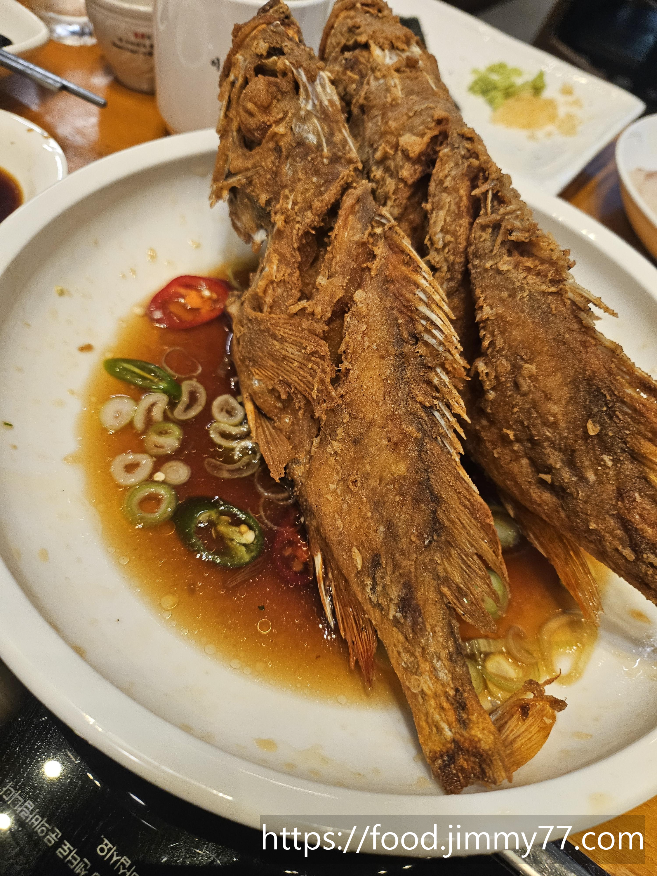 뽈락튀김