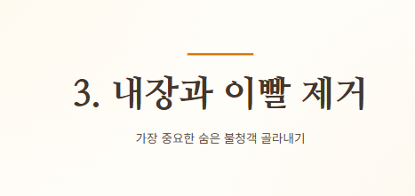전복 손질하는법