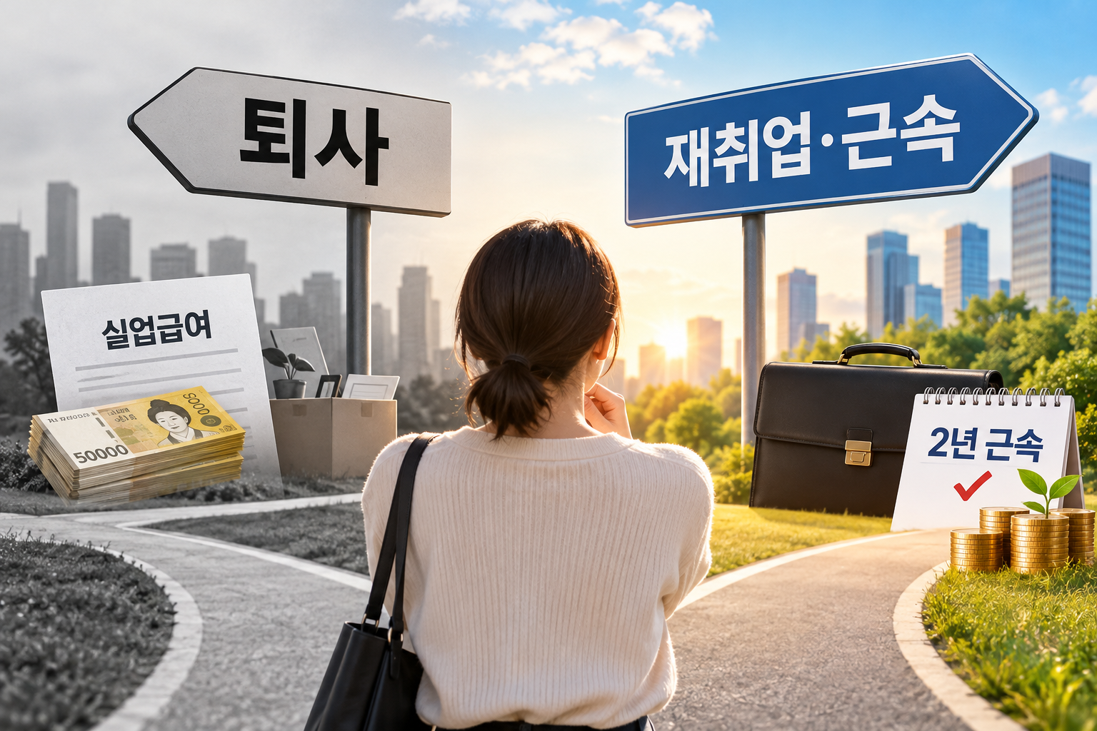 빨리 재취업하고 2년 근무하면 목돈을 받는다?