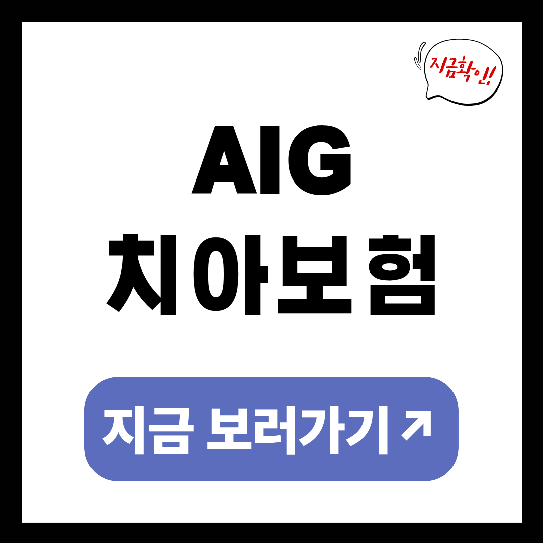 AIG 치아보험