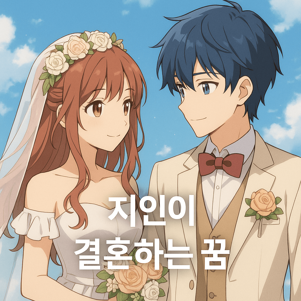 지인이 결혼하는 꿈 해몽