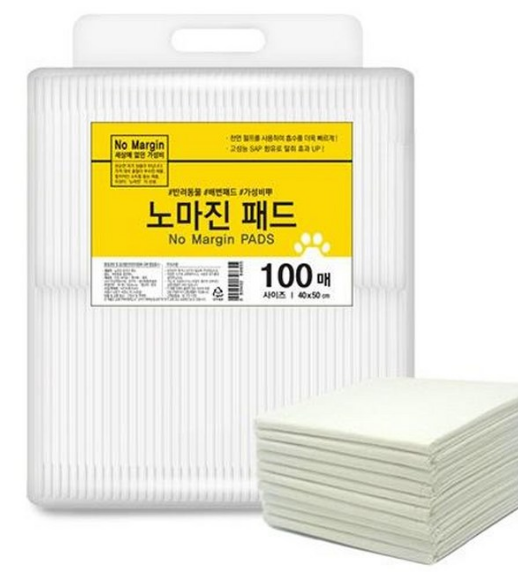 노마진 반려견 배변패드 표준형 40×50cm 100개입