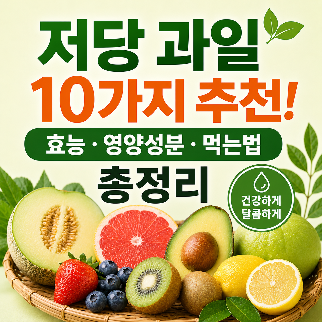 저당 과일