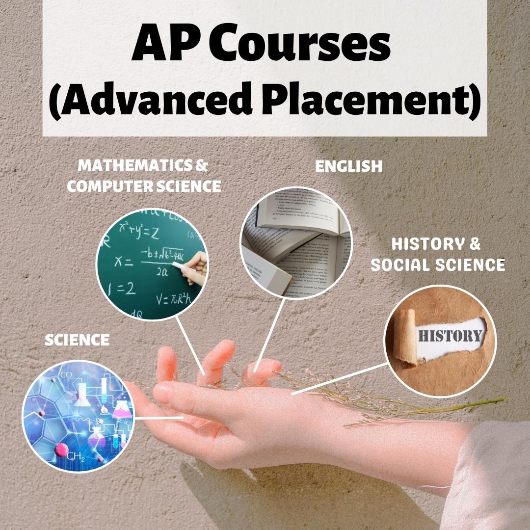 AP(Advanced Placement) 과목 리스트를 보여주는 이미지
