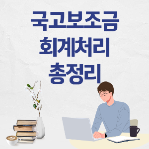 국고보조금 회계처리 총정리