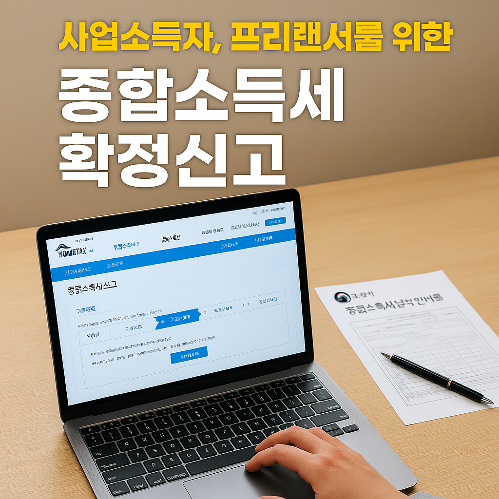 2025 종합소득세 확정신고 방법, 홈택스로 쉽게 따라하기
