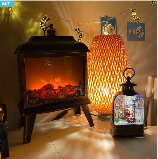 불멍 무드등 벽난로
