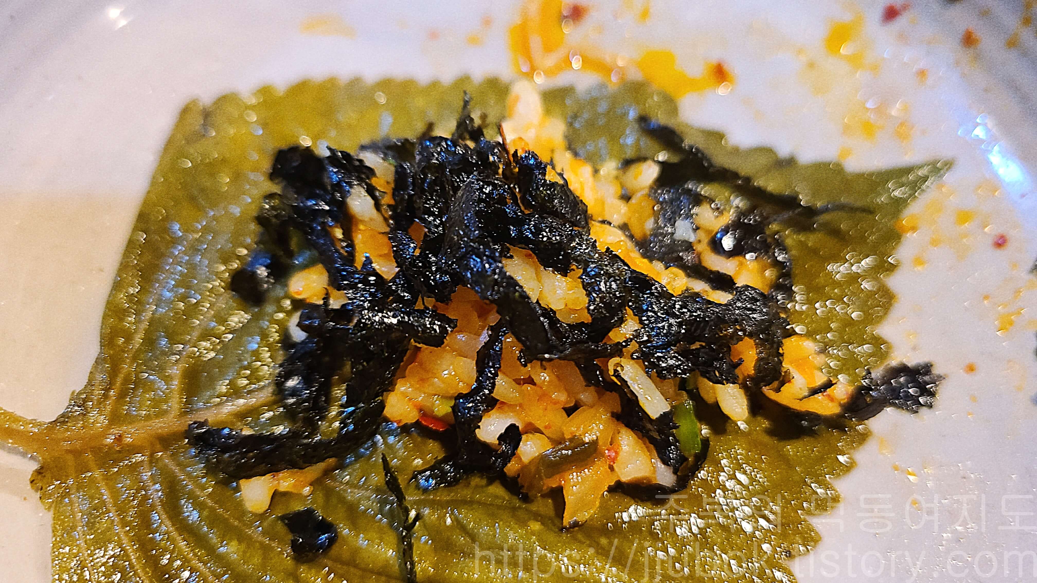 유가네알찬소곱창-볶음밥-맛