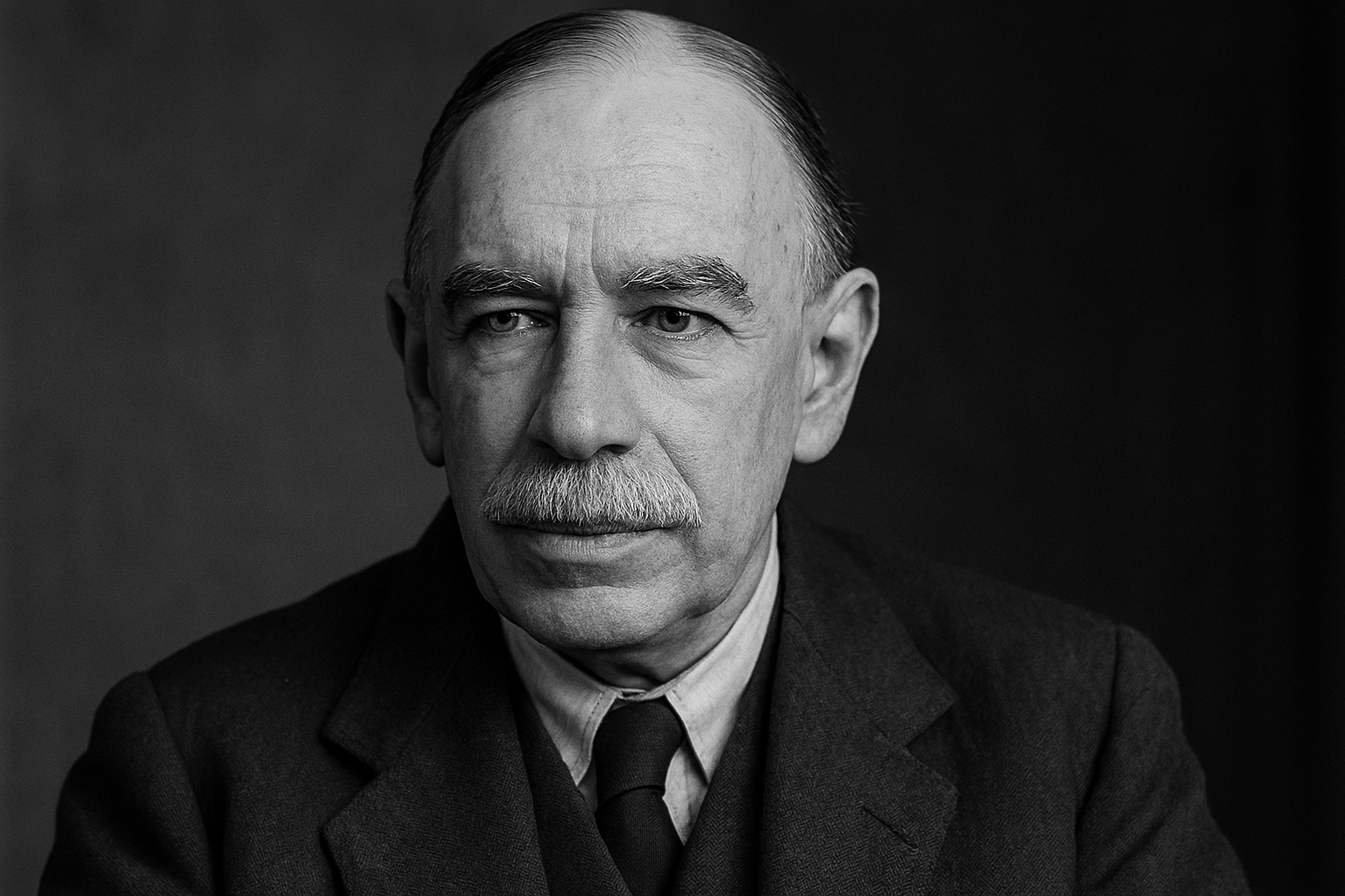 경제학자 존 메이너드 케인스를 MS Copilot로 사실적으로 생성한 이미지입니다.