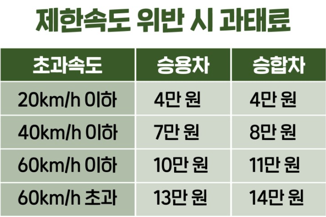 속도 위반 이미지