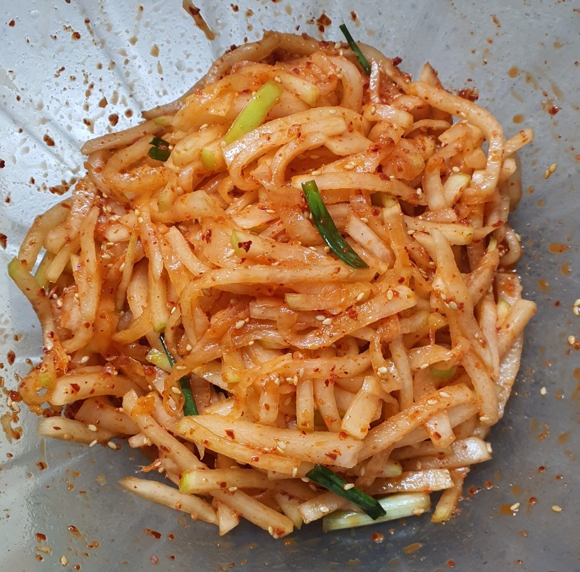 무생채-맛있게